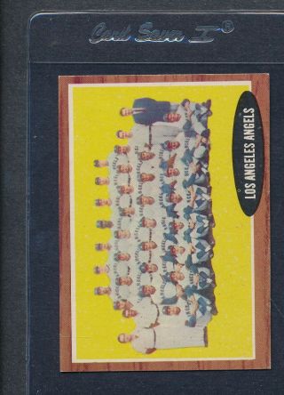 1962 Topps 132 Los Angeles Dodgers Team Ex/mt 6189