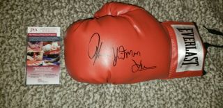 Thomas Hearns Autographed Signed Everlast Boxing Glove W/hitman Jsa