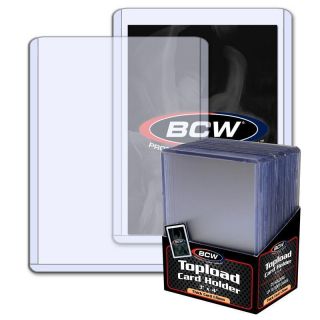 1 Case 1000 3x4 Bcw 1.  5 Mm 59 Pt.  Topload Holders - Sport/trading/gaming Cards