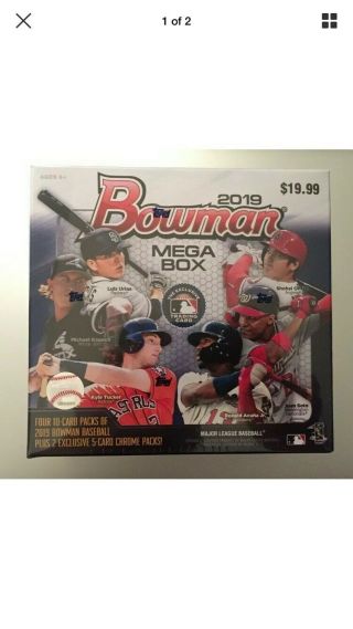 2019 Bowman Baseball Mega Chicago Cubs 10 Box Break Target Exclusive 11 2