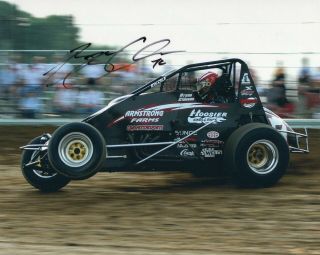 Bryan Clauson Autographed Usac Sprint Car 8x10 Photo