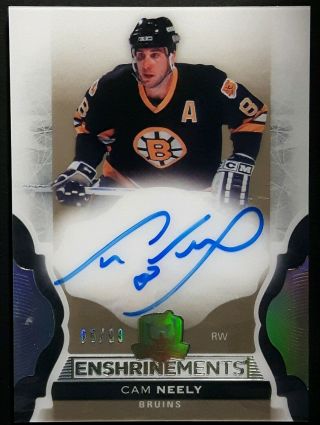 Cam Neely 2016 - 17 The Cup Enshrinements Autograph S/n 06/50
