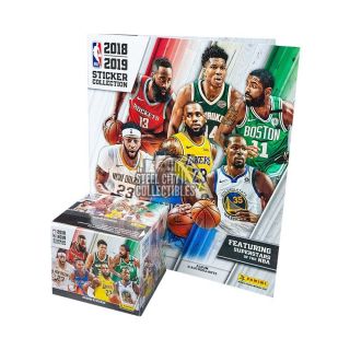 2018 - 19 Panini Nba Basketball Sticker 50ct Box With Album