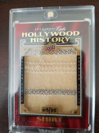 2009 Upperdeck Hollywood History Prominent Cuts Card Hhp - 4 Samuel Jackson 05/35