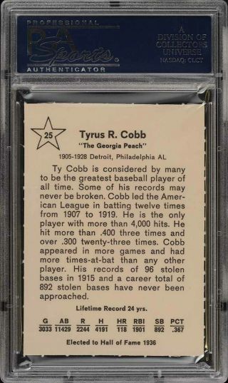 1961 Golden Press Ty Cobb 25 PSA 9 (PWCC) 2