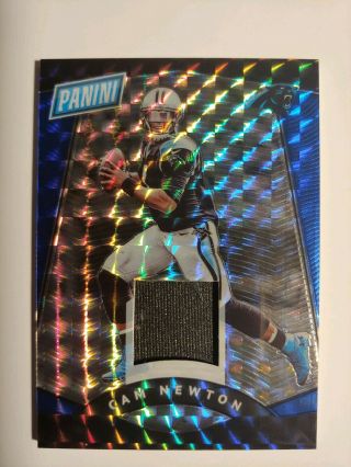 Cam Newton 2017 Panini Football.  The National.  Refractor Relic D 4/15
