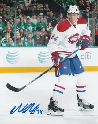 Michael Mccarron Montreal Canadiens Autographed Signed 8x10 Photo