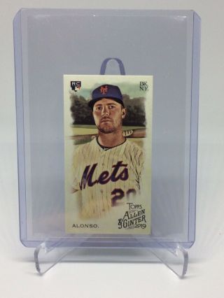 Pete Alonso 2019 Allen & Ginter A&g Back Mini Rc York Mets