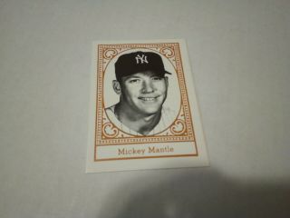 Mickey Mantle 1980 Tcma York Yankees All - Time Greats Insert 6/12 - $weet -