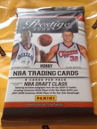2009 - 10 Prestige Basketball Hobby Pack (stephen Steph Curry Rc Auto Logo Patch) ?
