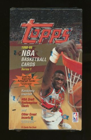 1998 - 99 Topps Basketball Series 1 Hobby Box