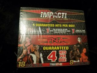 2008 Tristar Tna Impact Wrestling Factory 4 Hits Guaranteed Box 3852/4800