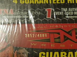 2008 Tristar TNA Impact Wrestling Factory 4 Hits Guaranteed Box 3852/4800 2