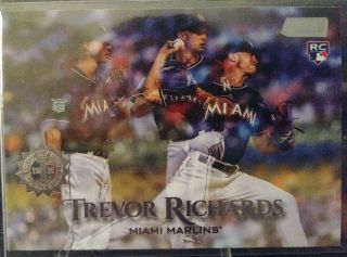2019 Topps Stadium Club First 1st Day Issue 118 Trevor Richards Rc