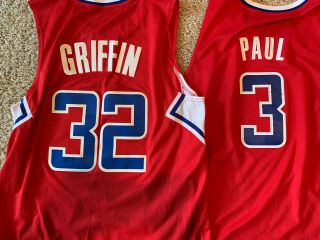 Chris Paul And Blake Griffin Autographed Jersey Los Angeles Clippers