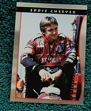 Ppg Indy 500 Trading Card Autographed Hand Signed Indy Winner Eddie Cheever