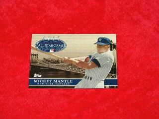 Mickey Mantle York Yankees 2008 Topps All - Star Fanfest 7 (mm - 3)