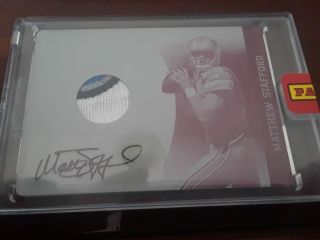 2010 Panini Plates And Patches Printing Plates Magenta Matthew Stafford 1 Of 1