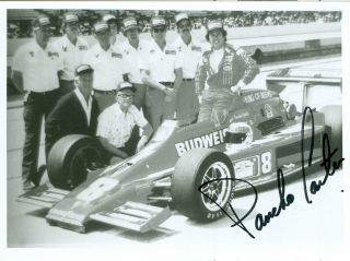 Pancho Carter Orig Signed Foto: Indy 500