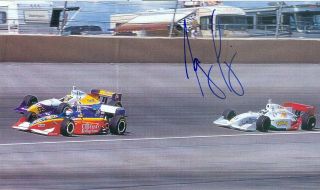 Jacques Lazier Orig Signed Foto Indy 500 - Veteran