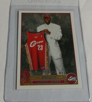 R11,  364 - Lebron James - 2003/04 Topps - Rookie Card - 221 - Cavs Lakers -