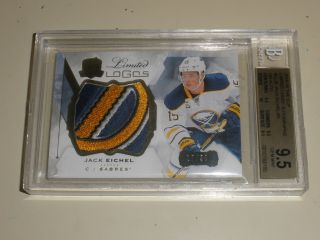 2015 - 16 Upper Deck The Cup Limited Logos Rookie Rc Patch Jack Eichel 27/50