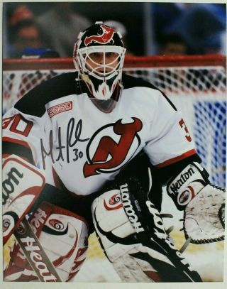 Martin Brodeur Jersey Devils Signed Autographed 8x10 Hockey Nhl Photo