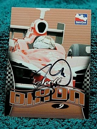 Rittenhouse Indy 500 Trading Card Autographed Signed Indy Winner Scott Dixon