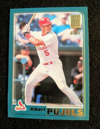 2001 Topps Traded Albert Pujols Rookie Rc T247