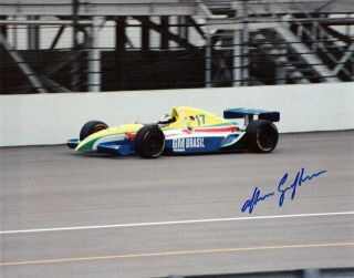 Authentic Autographed Affonso Giaffone 8x10 Indy 500 Photo