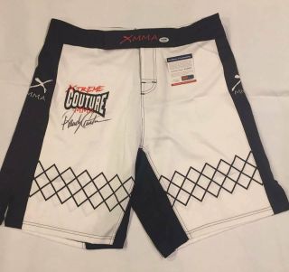 Randy Couture The Natural Ufc Champion Signed Autograph Shorts Psa/dna Mma