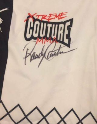 Randy Couture The Natural UFC Champion Signed Autograph SHORTS PSA/DNA MMA 2