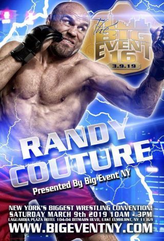 Randy Couture The Natural UFC Champion Signed Autograph SHORTS PSA/DNA MMA 4