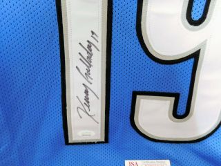 Kenny Golladay Signed / Autographed Detroit Lions Custom Blue Jersey JSA 2