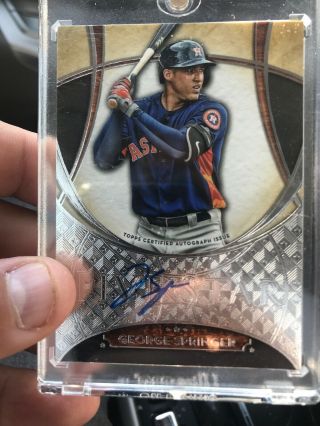 2017 Topps Five Star George Springer Auto Houston Astros On Card Autograph