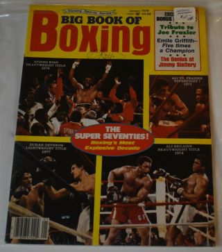 Authentic January 1979 Big Book Of Boxing Signed By George Foreman