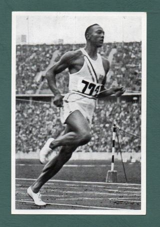 Jesse Owens 1936 German Issue Sammelwerk Olympia 32 Gruppe 61