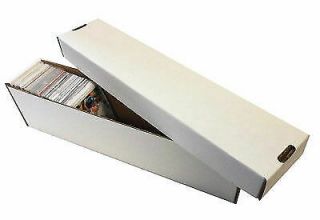 50 - 800ct 2pc Cardboard Vertical Baseball Trading Card Storage Boxes Max 802