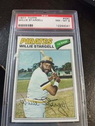 1977 Topps Willie Stargell 460 Psa 8