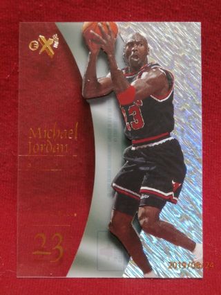 1997 - 98 E - X 2001 Michael Jordan Card 9