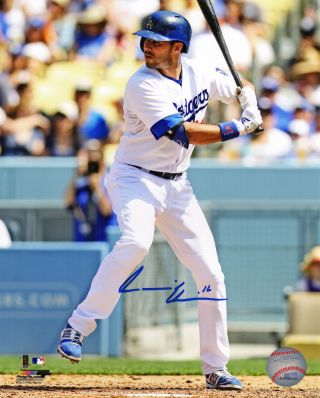 Andre Ethier Signed Los Angeles Dodgers Batting 8x10 Photo - Schwartz