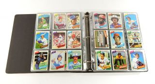 1980 Topps Complete Baseball Set In Binder (726) Avg Nm/mt Henderson Ryan Rose