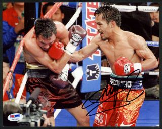 Manny Pacquiao Certified Authentic Autographed Signed 8x10 Photo Psa/dna P91489