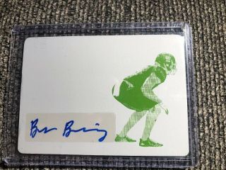 2017 Leaf Metal Army All American Baron Browning Yellow Plate Metal Auto 1/1