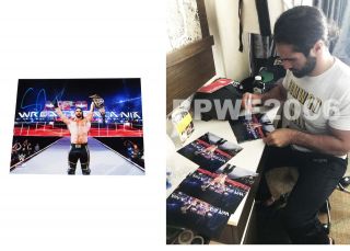 Wwe Seth Rollins Hand Signed Autographed 8x10 Photofile Photo W/ Exact Proof 11