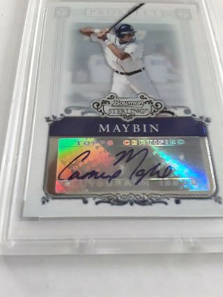 2006 Bowman Sterling Cameron Maybin Auto Rookie RC PSA 10 Gem NYY signed 3