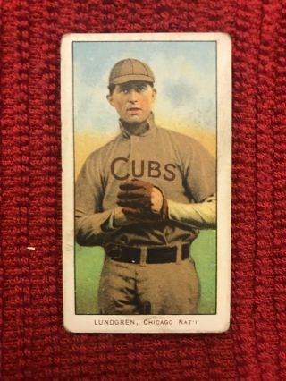 1909 - 11 T206 Carl Lundgren Chicago Cubs Ultra Rare Monster Set Break No Resv