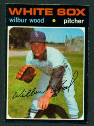 1971 Opc O Pee Chee Baseball 436 Wilbur Wood White Sox