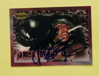 Boxing: James Toney Autographed Trading Card