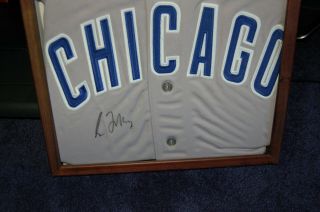 Chicago Cubs Greg Maddux Signed Framed Jersey W/